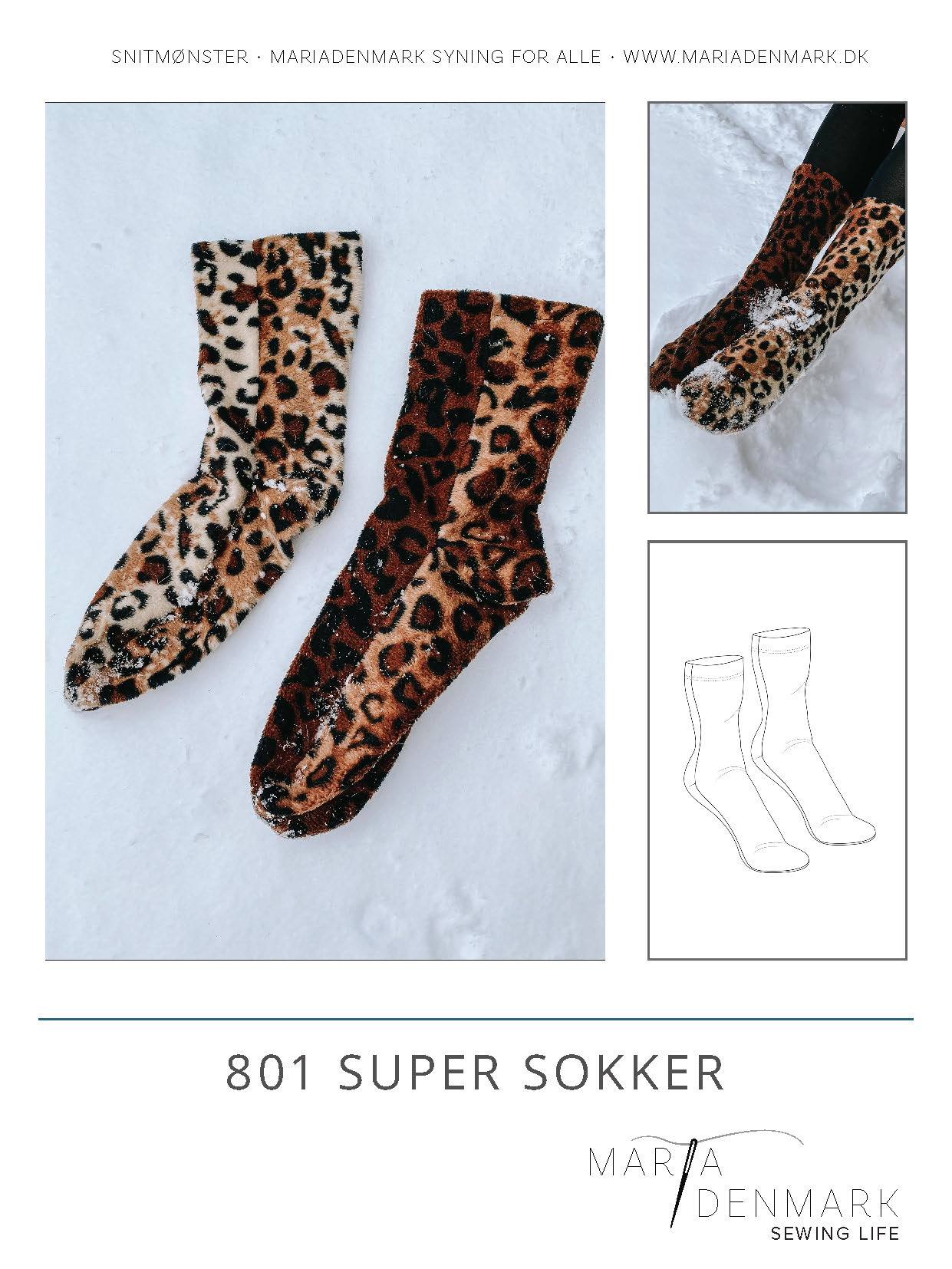 sommer sikkerhedsstillelse Hende selv 801 Super Fleece Sokker - MariaDenmark - Syning for alle