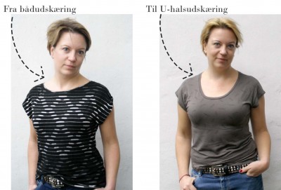Sådan ændrer du halsudskæringen