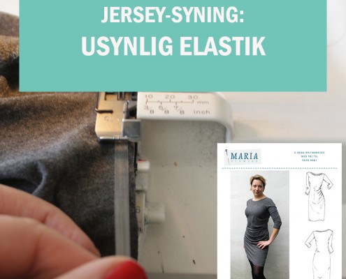 Usynlig elastik i halsudskæringen
