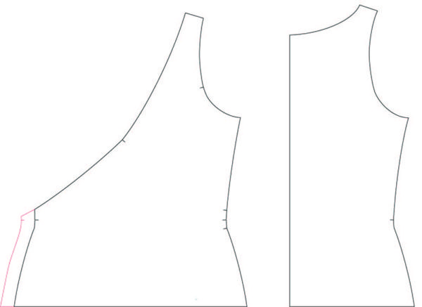 Design-ændring Rachel top