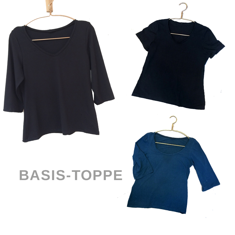 [Garderobesyning 2017] Basis tøj: Basis-toppe