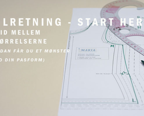 Tilretning af symønstre nemt
