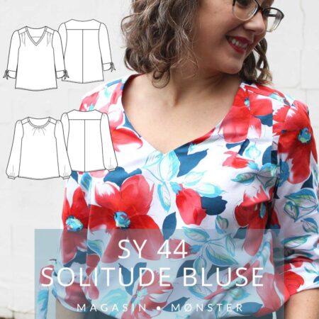 Sysiden 44 SOLITUDE BLUSER - Symønstre & Magasin
